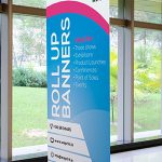Roll up banner display by weprint.ie