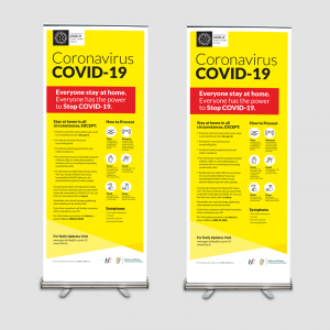 Covid-19 Pull Up Banners