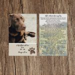 Dog Memorial Cards